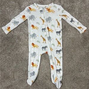Little Me Bamboo Sleeper Safari Animals 6 months Baby Sleep and Play Infant